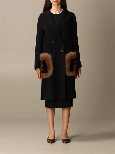 fendi jacket with fur pockets|authentic Fendi jacket.